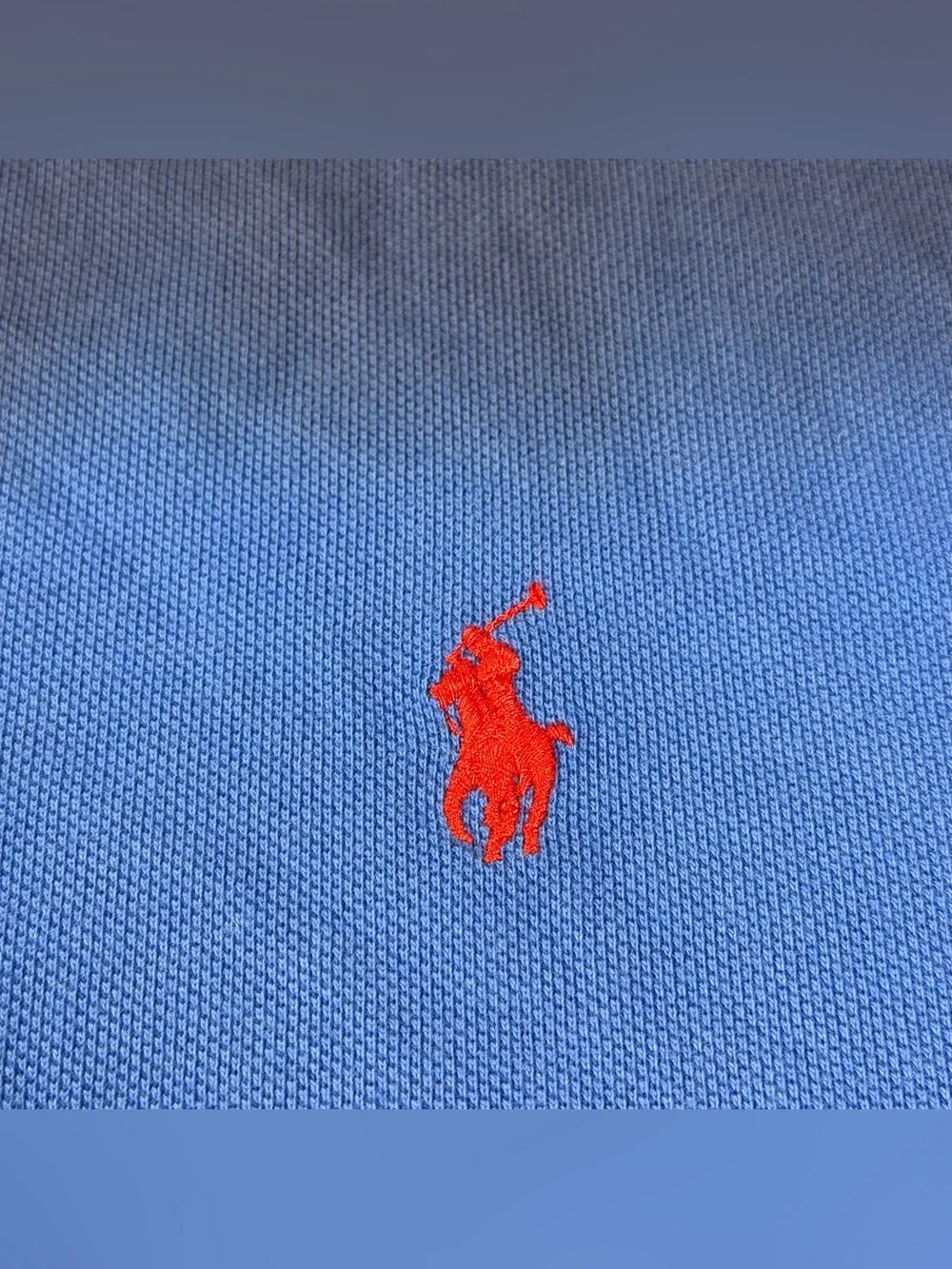 NWT Polo Ralph Lauren Ombre Gradient Short Sleeve Polo Shirt Mens Size Large